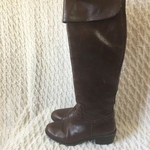 Vince Camuto Tall Brown Leather Riding Boots
